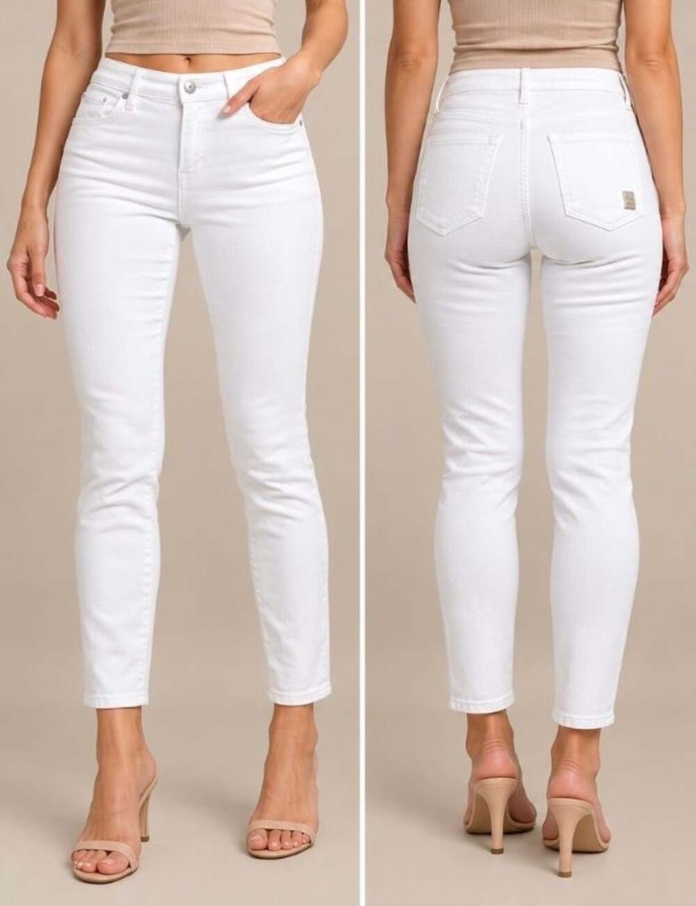 Joe’s Jeans Skinny Ankle White Jeans Size 30